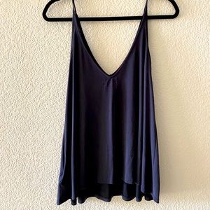 Silence + Noise Dark Grey Tank